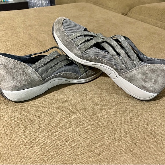 Dansko Hilde grey metallic slip on walking shoe - Picture 7 of 14